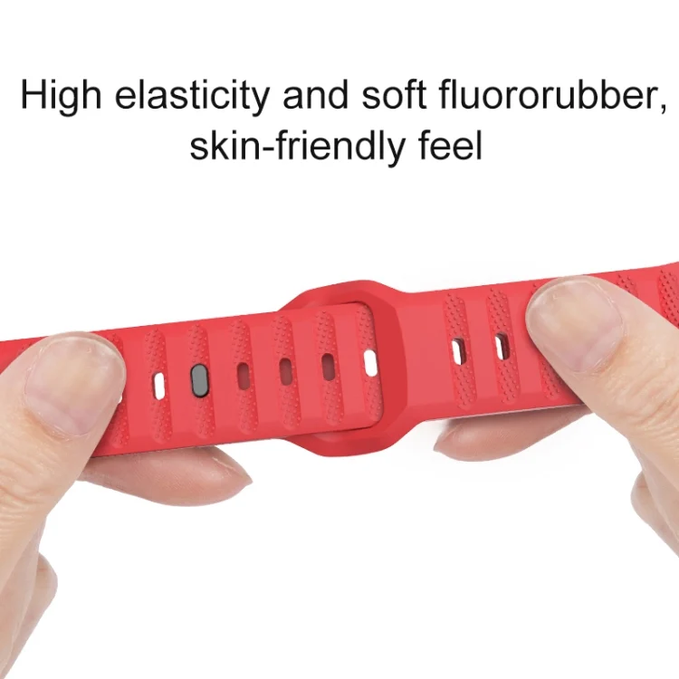EDA0049183_B3.webp Dot Texture Fluororubber Watch Band, For Apple Watch 42mm, For Apple Watch 38mm - Image 4