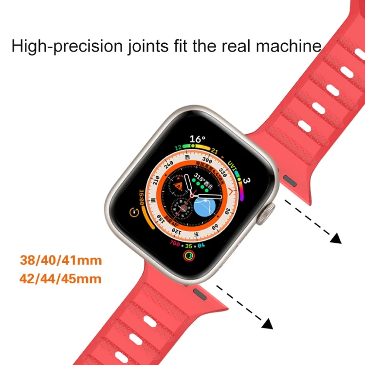 EDA0049183_B4.webp Dot Texture Fluororubber Watch Band, For Apple Watch 42mm, For Apple Watch 38mm - Image 5