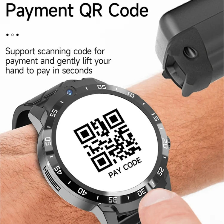 EDA0049202_B9.webp MT27 4G+64G 1.6 inch IP67 Waterproof 4G Android 8.1 Smart Watch Support Heart Rate / GPS - Image 10