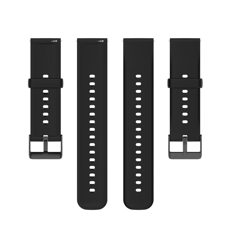 EDA004931201A_4.webp Solid Color Silicone Stainless Steel Black Buckle Watch Band - Image 8