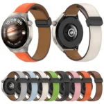 Folding Buckle Genuine Leather Watch Band - Image 2