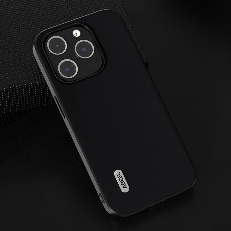 EDA004935901A_1.webp ABEEL Genuine Leather Silky Soft Black Edge Phone Case, For iPhone 15 Pro Max, For iPhone 15 Pro, For iPhone 15 Plus, For iPhone 15, For iPhone 14 Plus - Image 2