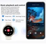 Z78 Ultra 1.52 inch Round Screen HD Smart Watch Supports Heart Rate/Blood Oxygen Monitoring - Image 3