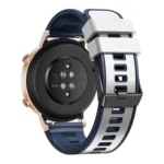 18mm Weave Two-Color Silicone Watch Band - Image 4