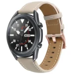 20mm Rose Gold Buckle Genuine Leather Watch Band