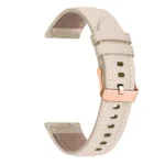 20mm Rose Gold Buckle Genuine Leather Watch Band - Image 4