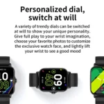 KT59 Pro 1.83 inch IPS Screen Smart Watch Supports Bluetooth Call/Blood Oxygen Monitoring - Image 2