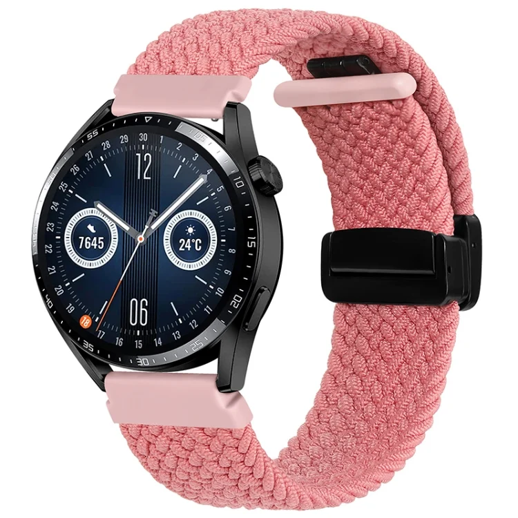20mm Magnetic Fold Clasp Woven Watch Band