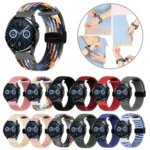 20mm Magnetic Fold Clasp Woven Watch Band - Image 2