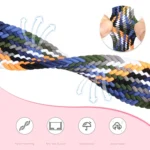 20mm Magnetic Fold Clasp Woven Watch Band - Image 5