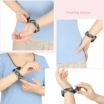 20mm Magnetic Fold Clasp Woven Watch Band - Image 6