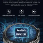 KT62 1.36 inch TFT Round Screen Smart Watch Supports Bluetooth Call/Blood Oxygen Monitoring - Image 5