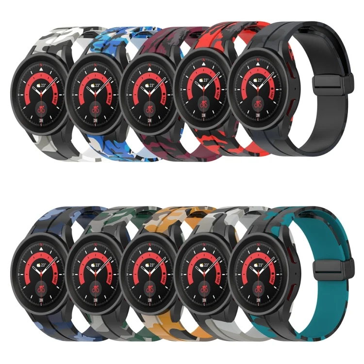 EDA0049452_B2.webp Magnetic Clasp Camouflage Silicone Watch Band - Image 3