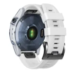 Screw Black Steel Buckle Silicone Watch Band - Image 3
