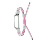 Silicone Bean Braided Cord Nylon Watch Band - Image 4