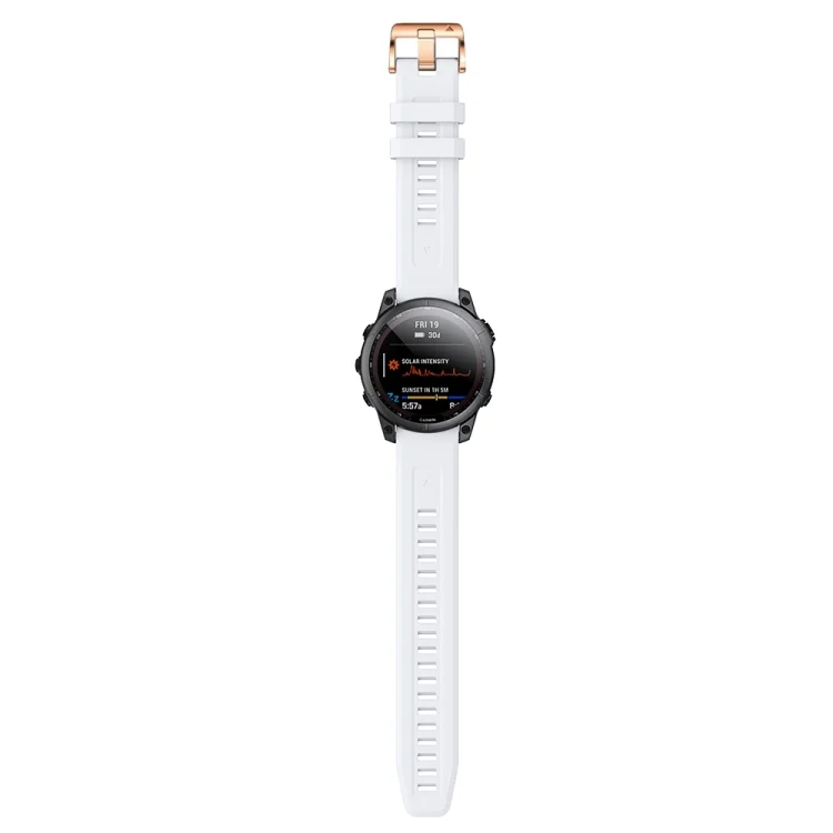 EDA004961501A_1.webp Rose Gold Buckle Silicone Watch Band - Image 6