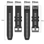 Solid Color Silicone Watch Band - Image 5