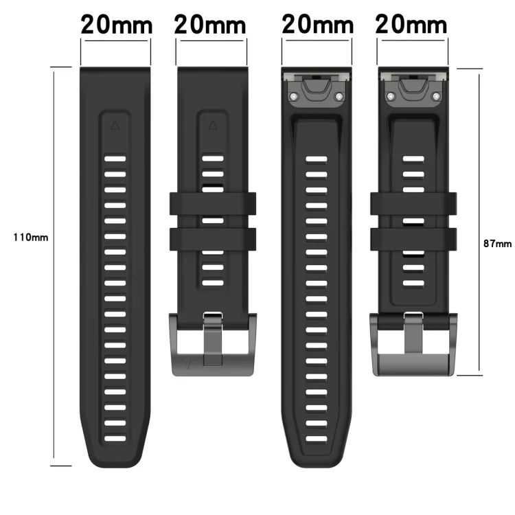 EDA0049619_B4.webp Solid Color Silicone Watch Band - Image 5
