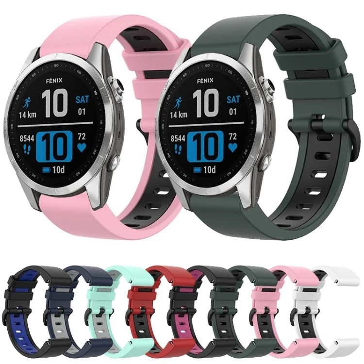 EDA0049624_B1.webp Sports Two-Color Silicone Watch Band - Image 2