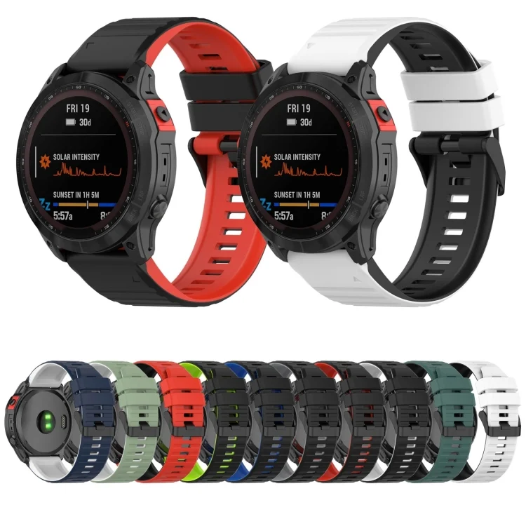 EDA0049634_B1.webp Sports Mixing Color Silicone Watch Band - Image 2