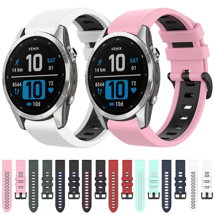 EDA0049643_B1.webp Sports Two-Color Silicone Watch Band - Image 2