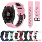 Sports Two-Color Silicone Watch Band - Image 2