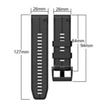 Sports Two-Color Silicone Watch Band - Image 4