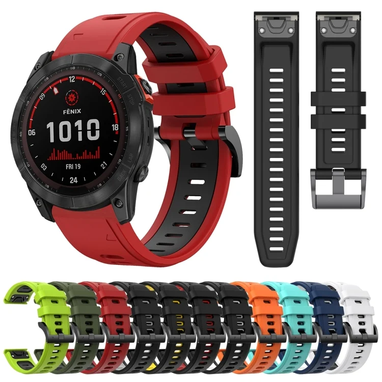 EDA0049657_B1.webp Sports Two-Color Silicone Watch Band - Image 2