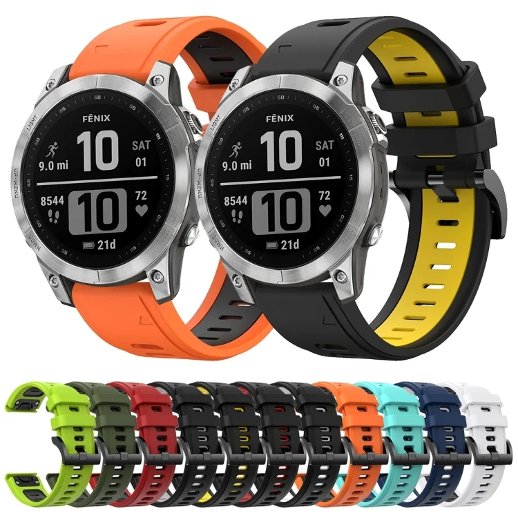 EDA0049658_B1.webp Sports Two-Color Silicone Watch Band - Image 2