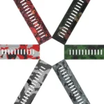 Camouflage Printed Silicone Watch Band - Image 3