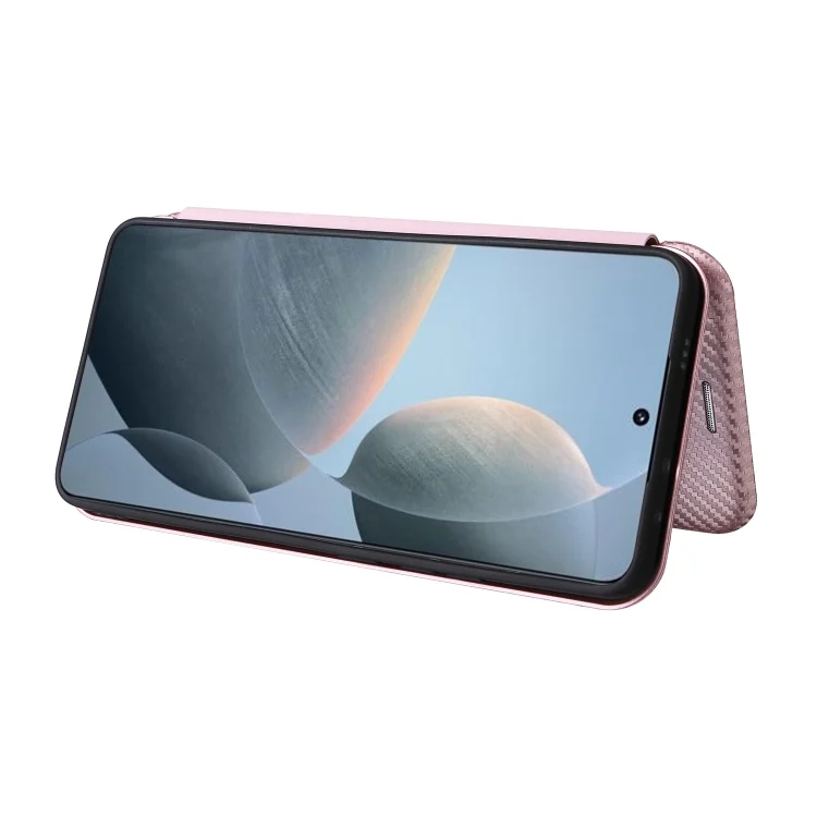 EDA004980410A_4.webp Carbon Fiber Texture Flip Leather Phone Case, For Xiaomi Redmi K70E 5G, For Xiaomi 14 Pro, For Xiaomi 14, For Xiaomi Redmi 13C - Image 5