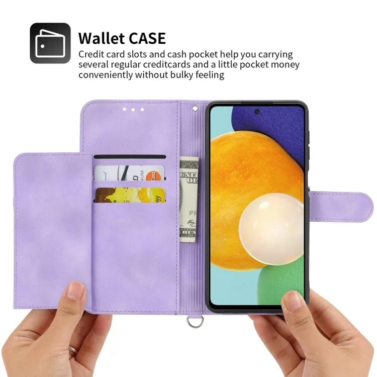 EDA004993210A_2.webp Skin-feel Flowers Embossed Wallet Leather Phone Case, For Xiaomi Redmi A3, For Xiaomi Redmi Note 13 Pro 4G, For Xiaomi Redmi Note 13 4G, For Xiaomi Poco X6 Pro 5G - Image 3