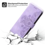 Skin-feel Flowers Embossed Wallet Leather Phone Case, For Xiaomi 14 Ultra, For Xiaomi 14 Pro, For Xiaomi 14, For Xiaomi Redmi Note 13 5G - Image 6