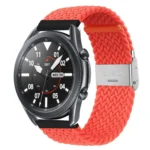Nylon Braided Metal Buckle Watch Band