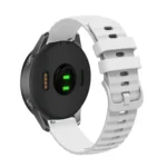 Wavy Dot Pattern Solid Color Silicone Watch Band - Image 6