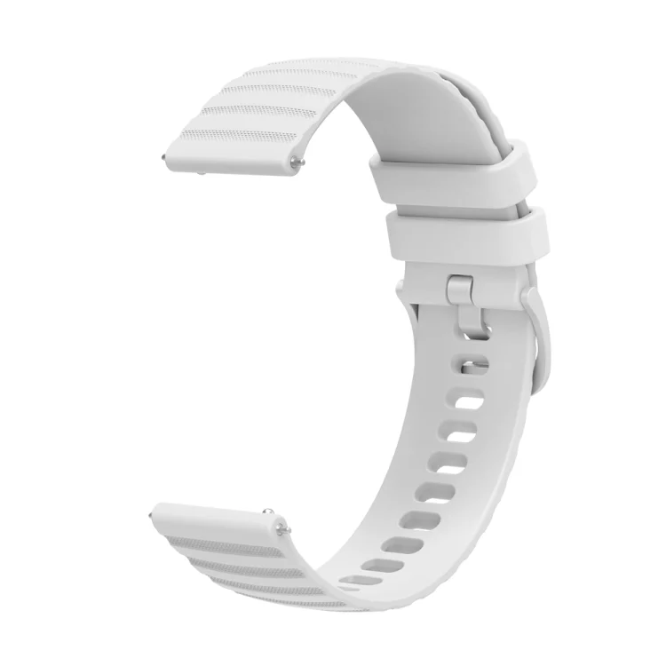 EDA004996901A_3.webp Wavy Dot Pattern Solid Color Silicone Watch Band - Image 8