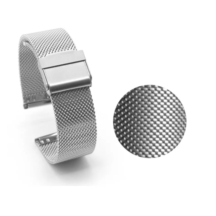 EDA0049981_B2.webp Milan Steel Mesh Double Buckle Watch Band - Image 3