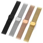 Milan Steel Mesh Double Buckle Watch Band - Image 6
