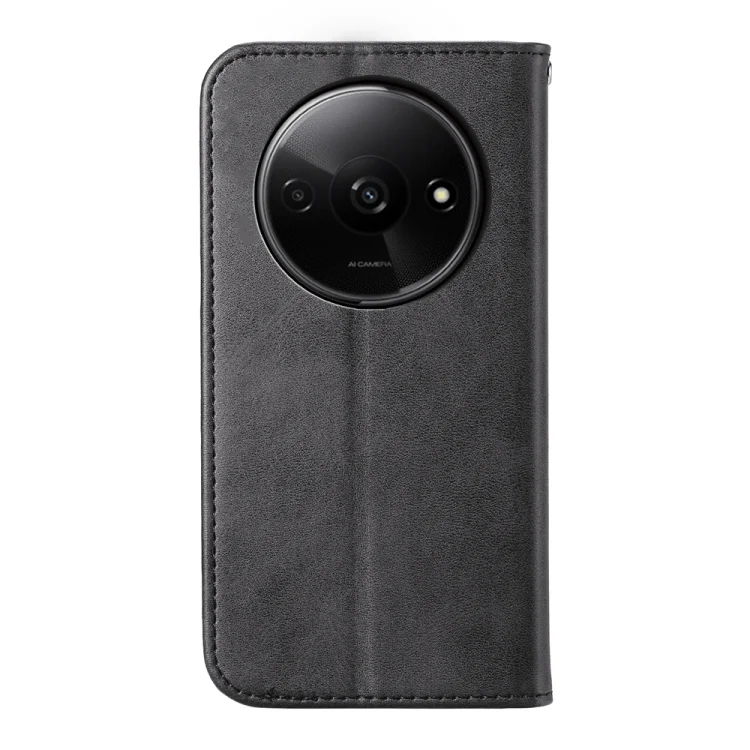 EDA005008210A_2.webp Cubic Grid Calf Texture Magnetic Leather Phone Case, For Xiaomi Redmi A3, For Xiaomi Redmi Note 13 Pro 4G, For Xiaomi Redmi Note 13 4G - Image 3