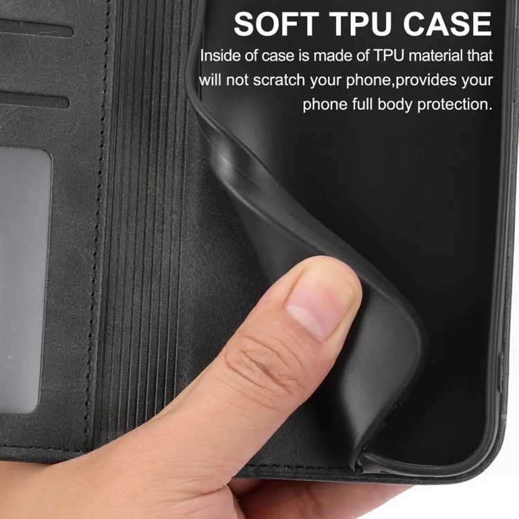 EDA005008211A_6.webp Cubic Grid Calf Texture Magnetic Leather Phone Case, For Xiaomi Poco X6 Pro 5G, For Xiaomi 14 Ultra, For Xiaomi 14 Pro - Image 7