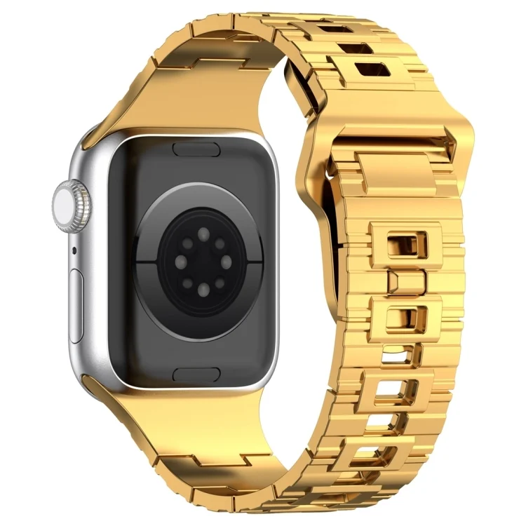 EDA005020001C_1.webp Square Buckle Armor Style Silicone Watch Band, For Apple Watch Ultra 49mm - Image 6