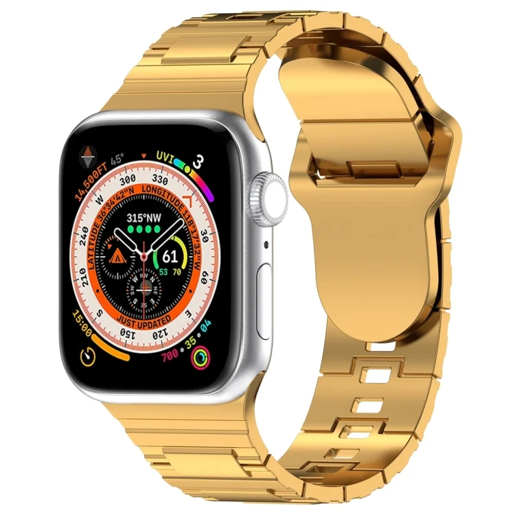 Square Buckle Armor Style Silicone Watch Band, For Apple Watch 3 42mm