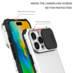 Stereoscopic Holder Sliding Camshield Phone Case, For iPhone 16 Pro Max, For iPhone 16 Pro - Image 5