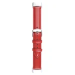 18mm Bamboo Joint Texture Genuine Leather Watch Band