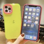 Color Contrast Lens Frame Transparent TPU Phone Case, For iPhone 15 Pro Max, For iPhone 14 Plus - Image 2