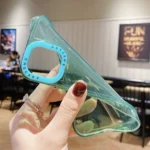 Color Contrast Lens Frame Transparent TPU Phone Case, For iPhone 15 Pro Max, For iPhone 14 Plus - Image 3