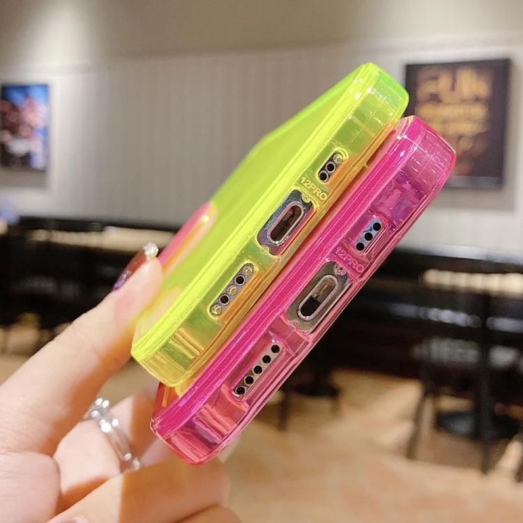 EDA0050424_B4.webp Color Contrast Lens Frame Transparent TPU Phone Case, For iPhone 15 Pro Max, For iPhone 14 Plus - Image 5