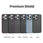 Brilliant Series Micro-frosted Anti-fingerprint PC Phone Case, For iPhone 15 Pro Max, For iPhone 15 Pro, For iPhone 15 Plus, For iPhone 15 - Image 2