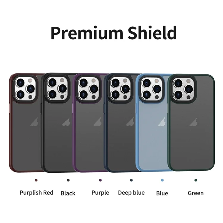 EDA0050451_B1.webp Brilliant Series Micro-frosted Anti-fingerprint PC Phone Case, For iPhone 15 Pro Max, For iPhone 15 Pro, For iPhone 15 Plus, For iPhone 15 - Image 2