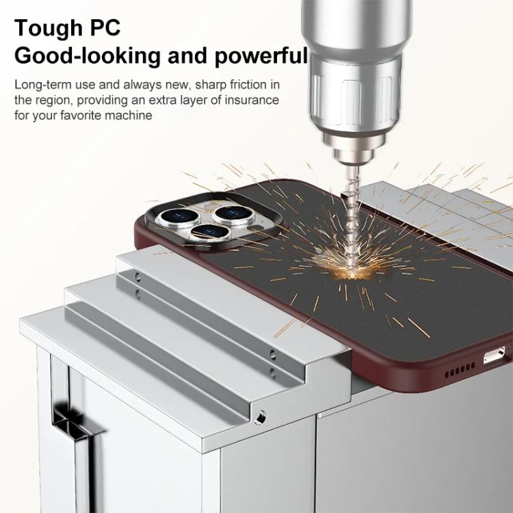 EDA0050451_B4.webp Brilliant Series Micro-frosted Anti-fingerprint PC Phone Case, For iPhone 15 Pro Max, For iPhone 15 Pro, For iPhone 15 Plus, For iPhone 15 - Image 5